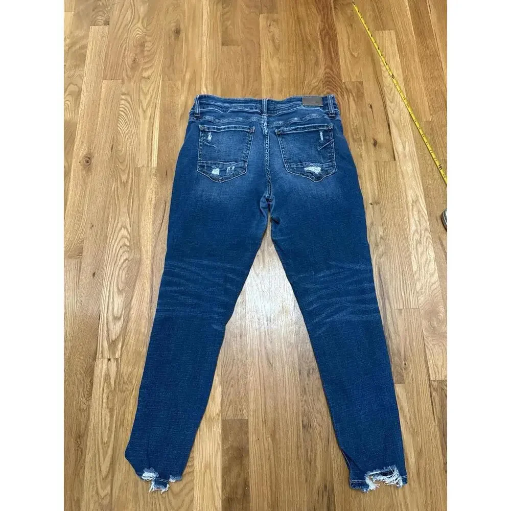 BKE Victoria Universal Fit Mid Rise Ankle Skinny Jeans Size 31 - Picture 7 of 7